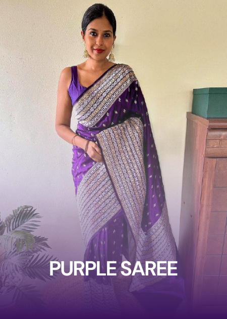 Purple Saree