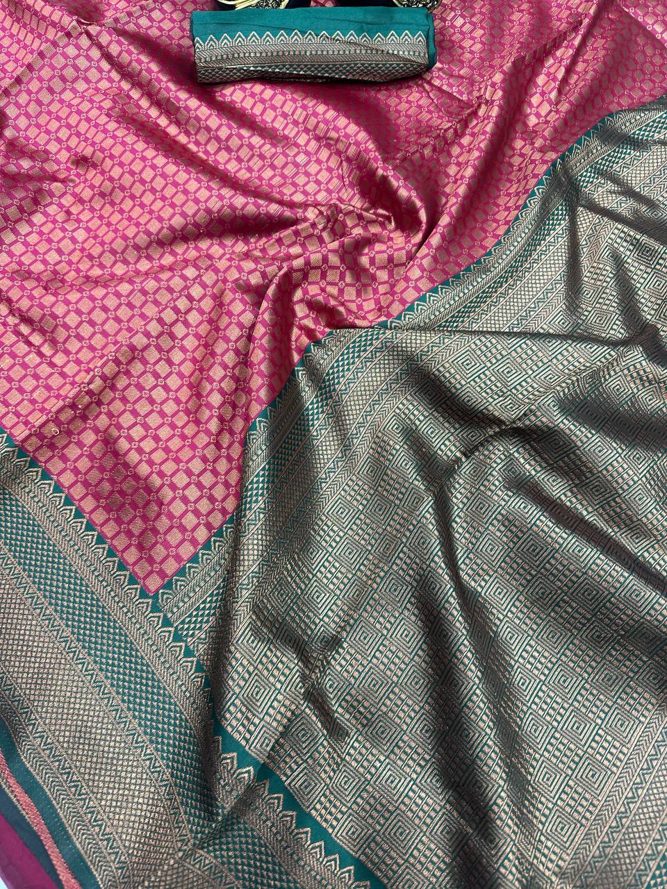 Maroon Color Organic Banarasi Sarees With Jacquard Weaving